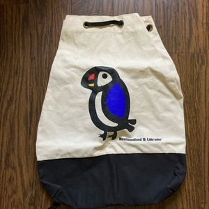 Made in Canada Canvas Puffin bag